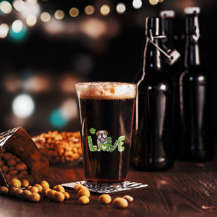 4-Leaf Love Pint Glass