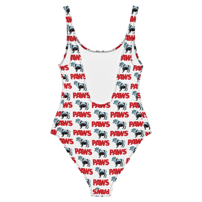 "PAWS" One-Piece Swimsuit