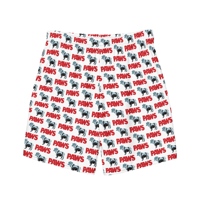 "PAWS" Swim Trunks