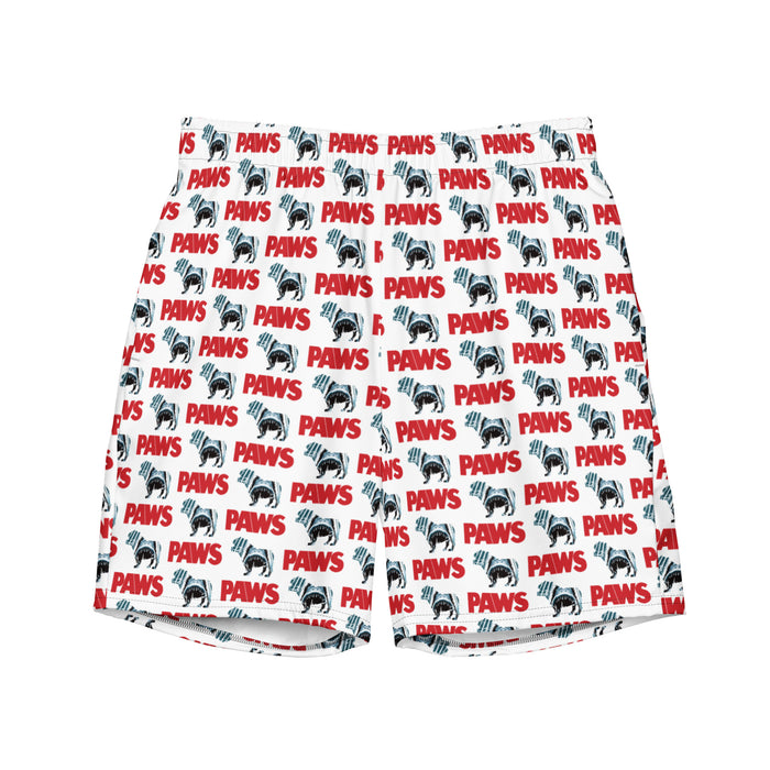 "PAWS" Swim Trunks