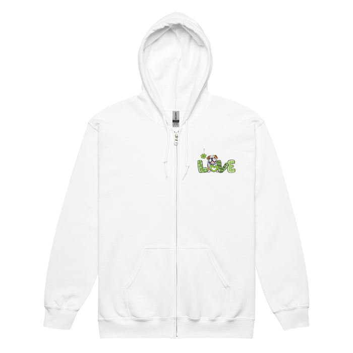 4-leaf Love Zip Hoodie